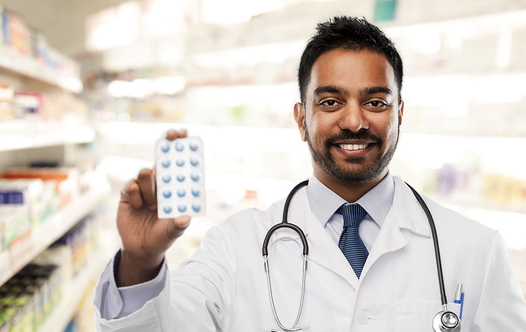 healthcare professional assisting patient